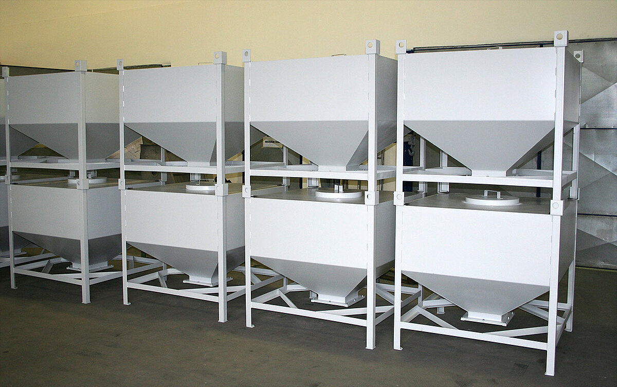 Transportboxen zum Transport von Schüttgütern